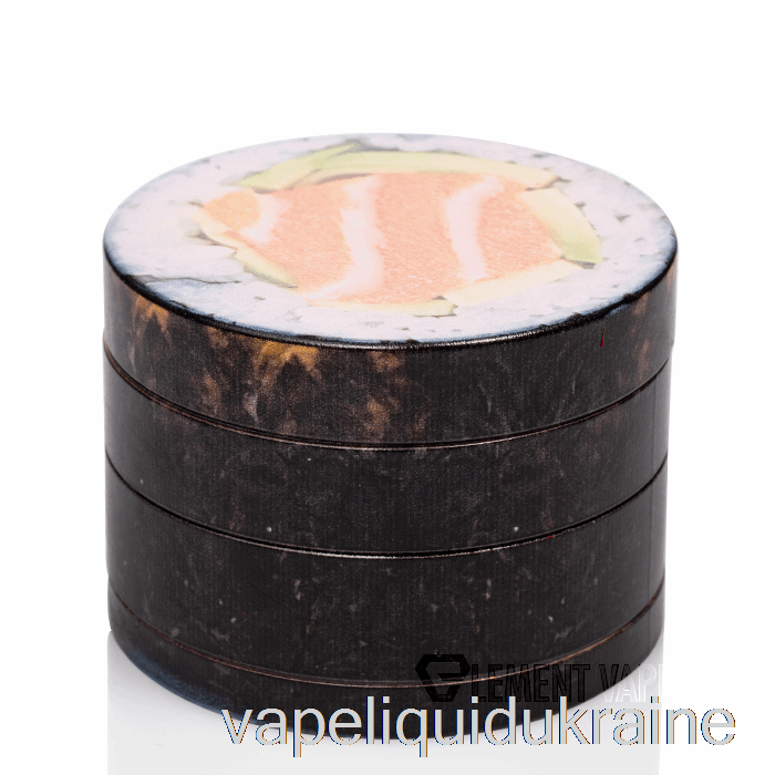 Vape Ukraine V Syndicate 2.5inch 4-Piece SharpShred Dine-in Grinder Sushi Roll